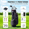 image:imageVEVOR Golf Cart Bag with 14 Way Organizer Divider Top Premium Cart Bag with Stand Durable Golf Bags with Handles amp Dust Cover amp Detachable Dual Strap for Men amp WomenBlack