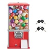 image:imageVEVOR Gumball Machine for Kids 17H Home Candy Vending Machine PC Gumball Dispenser Bubble Gum Machine for Game Stores Coin Operated Gumball Bank for Toy Capsules Bouncy Balls Candy RedRed