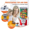 image:imageVEVOR Gumball Machine for Kids 17H Home Candy Vending Machine PC Gumball Dispenser Bubble Gum Machine for Game Stores Coin Operated Gumball Bank for Toy Capsules Bouncy Balls Candy RedRed