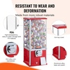 image:imageVEVOR Gumball Machine for Kids 17H Home Candy Vending Machine PC Gumball Dispenser Bubble Gum Machine for Game Stores Coin Operated Gumball Bank for Toy Capsules Bouncy Balls Candy RedRed