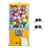 image:imageVEVOR Gumball Machine for Kids 17H Home Candy Vending Machine PC Gumball Dispenser Bubble Gum Machine for Game Stores Coin Operated Gumball Bank for Toy Capsules Bouncy Balls Candy RedYellow
