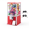 image:imageVEVOR Gumball Machine for Kids 17H Home Candy Vending Machine PC Gumball Dispenser Bubble Gum Machine for Game Stores Coin Operated Gumball Bank for Toy Capsules Bouncy Balls Candy RedRed