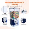 image:imageVEVOR Gumball Machine for Kids 17H Home Candy Vending Machine PC Gumball Dispenser Bubble Gum Machine for Game Stores Coin Operated Gumball Bank for Toy Capsules Bouncy Balls Candy RedBlue