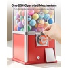 image:imageVEVOR Gumball Machine for Kids 17H Home Candy Vending Machine PC Gumball Dispenser Bubble Gum Machine for Game Stores Coin Operated Gumball Bank for Toy Capsules Bouncy Balls Candy RedRed