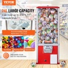 image:imageVEVOR Gumball Machine for Kids 17H Home Candy Vending Machine PC Gumball Dispenser Bubble Gum Machine for Game Stores Coin Operated Gumball Bank for Toy Capsules Bouncy Balls Candy RedRed