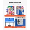 image:imageVEVOR Gumball Machine for Kids 17H Home Candy Vending Machine PC Gumball Dispenser Bubble Gum Machine for Game Stores Coin Operated Gumball Bank for Toy Capsules Bouncy Balls Candy RedBlue