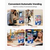 image:imageVEVOR Gumball Machine for Kids 17H Home Candy Vending Machine PC Gumball Dispenser Bubble Gum Machine for Game Stores Coin Operated Gumball Bank for Toy Capsules Bouncy Balls Candy RedBlue