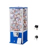 image:imageVEVOR Gumball Machine for Kids 17H Home Candy Vending Machine PC Gumball Dispenser Bubble Gum Machine for Game Stores Coin Operated Gumball Bank for Toy Capsules Bouncy Balls Candy RedBlue
