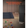 image:imageVEVOR Gym Wall Padding TearResistant Wall Mat Removable 2 Thick Foam High Density Basketball Court WallMounted Padding Durable Waterproof Protective Pad for Gym Garage BasementBlack