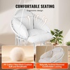 image:imageVEVOR Hanging Hammock Swing Chair Macram Hanging Chair with Cushion and Mounting Hardware Cotton Rope Swing Chair for Bedroom Balcony Patio Garden 264 lbs Capacity WhiteSide Cushion