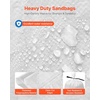 image:imageVEVOR Heavy Duty Sand Bags 100 Pack 16 x 26 Empty Sandbags for Flooding with Tie Strings Woven Polypropylene Sand Bag with 1600 Hours of UV Protection 50Lbs Capacity50 PACK