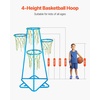 image:imageVEVOR Indoor Basketball Hoop for Kids Indoor and Outdoor Backyard Sport Game Toddler Basketball Toys for Kids 38 Years Old Boys and Girls4Hoop Basketball Hoops
