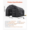 image:imageVEVOR Inflatable Nightclub 295 x 197 x 131 ft Inflatable Party Tent with 1100W Blower amp Sandbag Ventilated Blow up Night Club with 2 Windows Air Cube House for Event Birthday Wedding PartyBlack