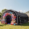 image:imageVEVOR Inflatable Nightclub 295 x 197 x 131 ft Inflatable Party Tent with 1100W Blower amp Sandbag Ventilated Blow up Night Club with 2 Windows Air Cube House for Event Birthday Wedding PartyBlack