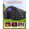 image:imageVEVOR Inflatable Nightclub 295 x 197 x 131 ft Inflatable Party Tent with 1100W Blower amp Sandbag Ventilated Blow up Night Club with 2 Windows Air Cube House for Event Birthday Wedding PartyBlack