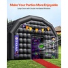 image:imageVEVOR Inflatable Nightclub 295 x 197 x 131 ft Inflatable Party Tent with 1100W Blower amp Sandbag Ventilated Blow up Night Club with 2 Windows Air Cube House for Event Birthday Wedding PartyBlack