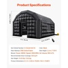 image:imageVEVOR Inflatable Nightclub 295 x 197 x 131 ft Inflatable Party Tent with 1100W Blower amp Sandbag Ventilated Blow up Night Club with 2 Windows Air Cube House for Event Birthday Wedding PartyBlack