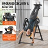 image:imageVEVOR Inversion Table 300lbs Capacity Heavy Duty Inversion Table Decompression Back Stretcher Machine Strength Training Equipment with Headrest Ankle Lock Adjustable Protective BeltOrangeBlack