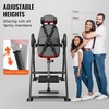 image:imageVEVOR Inversion Table 300lbs Capacity Heavy Duty Inversion Table Decompression Back Stretcher Machine Strength Training Equipment with Headrest Ankle Lock Adjustable Protective BeltRedBlack