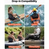 image:imageVEVOR Kayak Seat 1 Pack 13 Raised Height Universal Foldable Canoe Seat with Adjustable Back Support Adjustable Straps and Aluminum Alloy Frame for SitonTopFishingInflatable Kayaks amp Canoes
