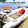 image:imageVEVOR Marine Tank 1453 Gallon55L Boat Tank with 98 ft Long Hose TwoWay Vent Cap HighDensity Polyethylene LeakProof Visible Gauge Easy to Carry for Outboard Engine Fishing Boat Yacht317 gallon