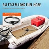 image:imageVEVOR Marine Tank 1453 Gallon55L Boat Tank with 98 ft Long Hose TwoWay Vent Cap HighDensity Polyethylene LeakProof Visible Gauge Easy to Carry for Outboard Engine Fishing Boat Yacht55L