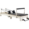 image:imageVEVOR Pilates Reformer Foldable Suitable for Intermediate and Beginners Users Pilates Equipment for Home Gym Studio Use with 4 Adjustable Resistance Spring Up to 400 LBSWhite