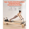 image:imageVEVOR Pilates Reformer Machine Wooden Pilates Workout Equipment for Home Gym Studio Use Pilates Bed with Dual Resistance Spring amp Cord Reformer Set with Sitting Box Up to 400 LBS