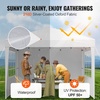 image:imageVEVOR Pop Up Canopy 10 x 10 FT Instant Canopy Portable Gazebo with 3 Sidewalls amp 2 Ventilated Windows Height Adjustable PopUp Outdoor Shelter Tent for Events Patio Backyard Party ParkingWhite Canopy with Windows