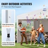 image:imageVEVOR Pop Up Canopy 10 x 10 FT Instant Canopy Portable Gazebo with 3 Sidewalls amp 2 Ventilated Windows Height Adjustable PopUp Outdoor Shelter Tent for Events Patio Backyard Party ParkingWhite Canopy with Windows