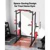 image:imageVEVOR Power Cage Power Rack Multifunctional Barbell Squat Rack with Adjustable Height Home Gym Strength Training Workout Equipment with JHooks amp More Fitness Attachment for Bench Press PullUp Dips