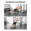 image:imageVEVOR Power Cage Power Rack Multifunctional Barbell Squat Rack with Adjustable Height Home Gym Strength Training Workout Equipment with JHooks amp More Fitness Attachment for Bench Press PullUp Dips