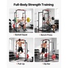 image:imageVEVOR Power Cage Power Rack Multifunctional Barbell Squat Rack with Adjustable Height Home Gym Strength Training Workout Equipment with JHooks amp More Fitness Attachment for Bench Press PullUp Dips