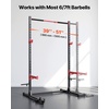 image:imageVEVOR Power Cage Squat Rack Multifunctional Squat Rack for Home Gym Workout Strength Training Equipment for Bench Press Squats PullUp980LBS