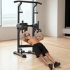 image:imageVEVOR Pull Up Bar 330 LBS Power Tower Dip Station Workout Dip Station with HShaped Stable Base amp Back Pad Adjustable 12 Level Height Free Standing Chin Up Bar for Back 4Level Adjustable Back Pad