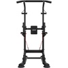 image:imageVEVOR Pull Up Bar 330 LBS Power Tower Dip Station Workout Dip Station with HShaped Stable Base amp Back Pad Adjustable 12 Level Height Free Standing Chin Up Bar for Back 4Level Adjustable Back Pad