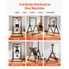 image:imageVEVOR Pull Up Bar 330LBS Capacity Portable Pullup Bar Station Pullup Bars Free Standing with Triangular Structure amp HeavyDuty Steel Tube 9 Level Height Adjustment Gravity Fitness for Arms Back