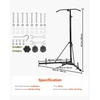 image:imageVEVOR Punching Bag Stand Steel Heavy Duty Workout Training Equipment Adjustable Height Boxing Punching Stand with Weighted Base Holds Up to 140 lbs Freestanding Sandbag Rack for Home Gym Fitness2in1 Punching Bag Stand with PullUp Bar