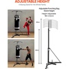 image:imageVEVOR Punching Bag Stand Steel Heavy Duty Workout Training Equipment Adjustable Height Boxing Punching Stand with Weighted Base Holds Up to 140 lbs Freestanding Sandbag Rack for Home Gym Fitness2in1 Punching Bag Stand with PullUp Bar