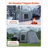 image:imageVEVOR SUV or Pickup Truck Camping Tents Waterproof Double Layer Design with Carry Bag Accommodates 29 Persons for Outdoor Activities106 x 8 ft