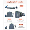 image:imageVEVOR SUV or Pickup Truck Camping Tents Waterproof Double Layer Design with Carry Bag Accommodates 29 Persons for Outdoor Activities106 x 8 ft
