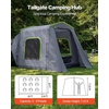 image:imageVEVOR SUV or Pickup Truck Camping Tents Waterproof Double Layer Design with Carry Bag Accommodates 29 Persons for Outdoor Activities106 x 8 ft