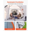image:imageVEVOR SUV or Pickup Truck Camping Tents Waterproof Double Layer Design with Carry Bag Accommodates 29 Persons for Outdoor Activities13 x 10 ft