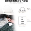 image:imageVEVOR SUV or Pickup Truck Camping Tents Waterproof Double Layer Design with Carry Bag Accommodates 29 Persons for Outdoor Activities6467 ft