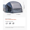 image:imageVEVOR SUV or Pickup Truck Camping Tents Waterproof Double Layer Design with Carry Bag Accommodates 29 Persons for Outdoor Activities8 x 8 ft Dark Blue