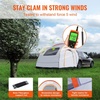 image:imageVEVOR SUV or Pickup Truck Camping Tents Waterproof Double Layer Design with Carry Bag Accommodates 29 Persons for Outdoor Activities8 x 8 ft Gray