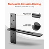 image:imageVEVOR T Shelf Brackets 200 lbs Capacity 2 Pcs 12 inch Solid Steel Heavy Duty with Screws for Floating Shelves Countertop Support Hardware14x289x12 in