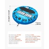 image:imageVEVOR Towable Tubes for Boating 14 Riders Inflatable Boat Tubes amp Towables 340680 lbs Capacity Multiple Sizes with Full Nylon Cover PaddedEVA Handles Fins amp Safety Valve MultiOption13 Riders