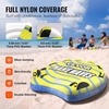 image:imageVEVOR Towable Tubes for Boating 14 Riders Inflatable Boat Tubes amp Towables 340680 lbs Capacity Multiple Sizes with Full Nylon Cover PaddedEVA Handles Fins amp Safety Valve MultiOption13 Riders