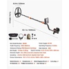 image:imageVEVOR Waterproof Metal Detector 12 Professional High Accuracy Gold Detector for Adults with Display Wireless Headphones 7 Modes Adjustable Length for Detecting Gold Treasure Hunting IP68NEW10inch